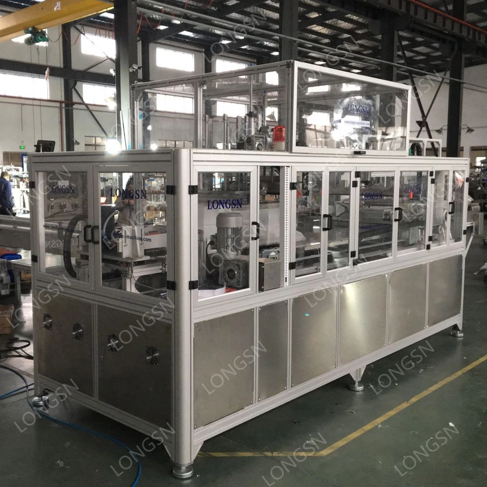 Full Automatic Linear Bagger Bagging Packaging Machines for Empty Pet Plastic Bottels Packing Production Line System