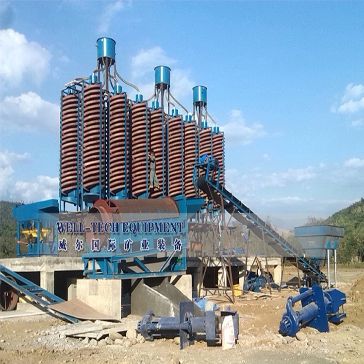 Gandong Gold Mines Separator Gold Gravity Separator Machine Gold Spiral Concentrator Chute