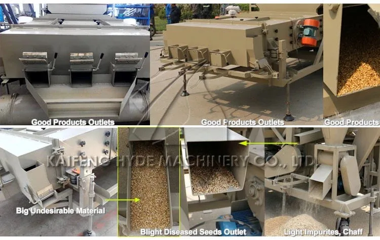 Mobile/Movable Combined Integrated Wheat Grain Seeds Cleaner with Maosheng Brand 5xfz