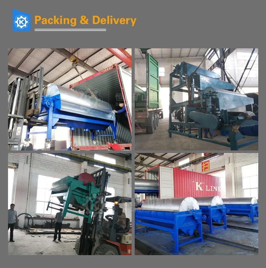 Tungsten Tin Ore Tantalum and Niobium Ore Machine Cross Belt Magnetic Separator