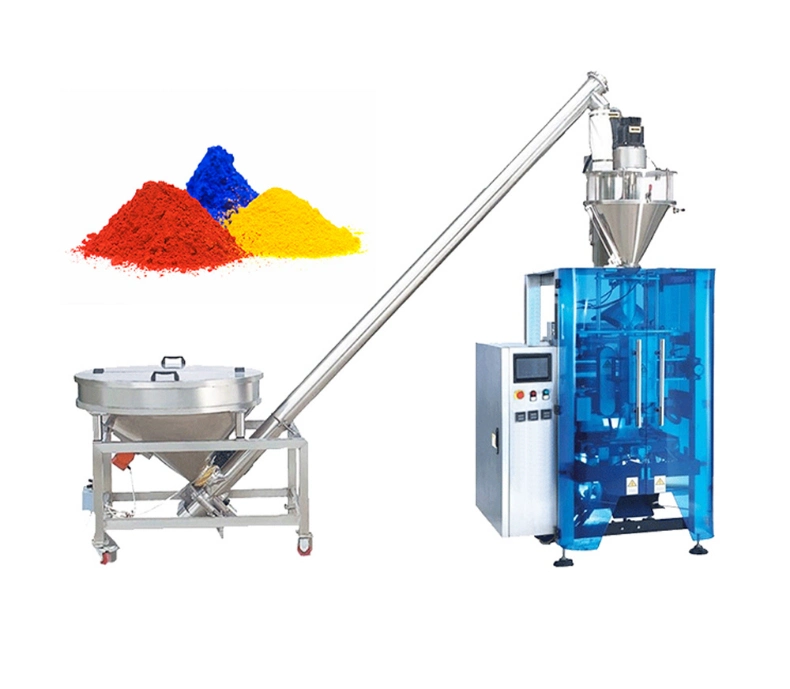 Automatic Detergent Powder Filling Sealing Weighing Packing Machine with Auger Screw Filler