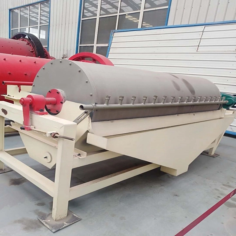 Mining Magnetic Separator Machine, Magnetic Drum Separator Machine for Silica Sand, Zircon Sand Processing Project