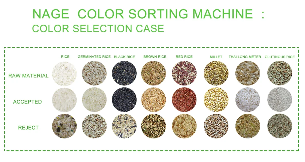 Factory Price Millet Color Sorter Millet Sorting/Clean Processing Machine