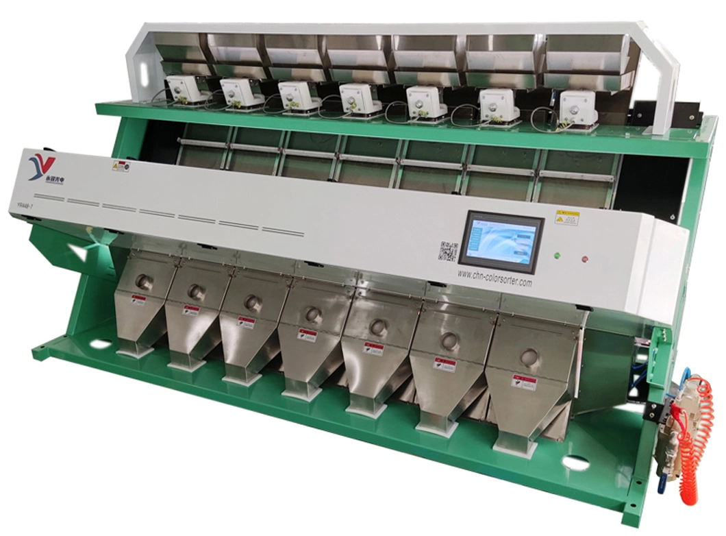 7 Chutes Small Inteliigent CCD Grain Color Sorter Rice Sorting Machine