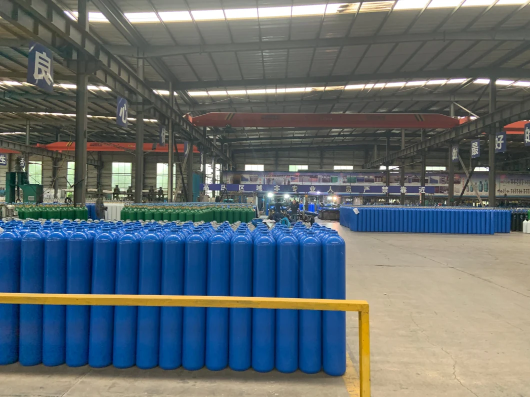 ISO Steel Gas Cylinder O2 Oxygen Cylinder Welded Gas Cylinder Helium Cylinder