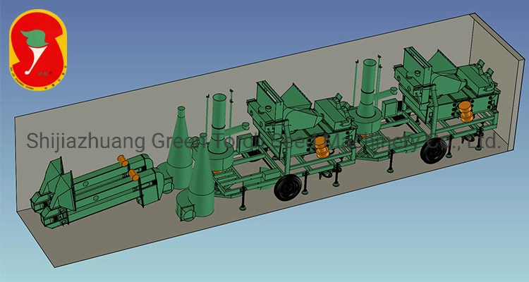 5xn (F) C Series Combined Wheat Awn Separator and Air Screen Cleaner