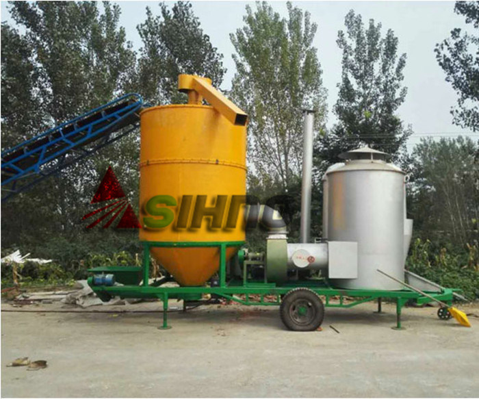 Small Agricultural Mobile Grain Dryer Used for Drying Grain, Mobile Corn Dryer, Mobile Rice Paddy Dryer Mobile Maize Dryer