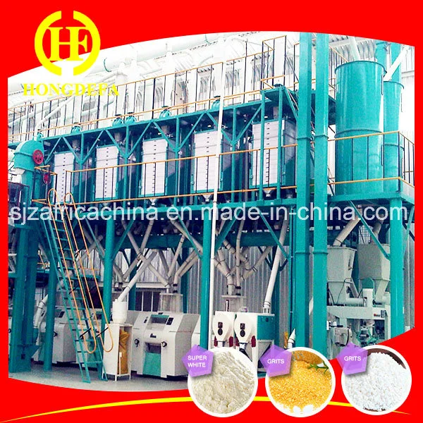 Maize Flour Milling Line with Packing Machines Maize Flour Mill