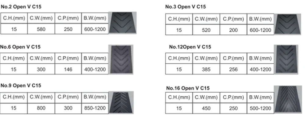 Belt Conveyor Ep/Nn Chevron Conveyor Belt Conveyor Belts