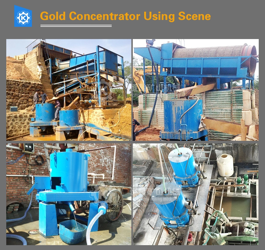 Gold Mining Washing Plant Placer Gold Gravity Separator Alluvial Fine Gold Gravity Concentrator Machine