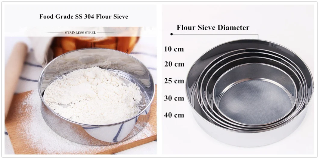 Metal Sieve Mesh Sifting Flour/Broccoli Seed/Mung Bean/Clover Seed/Radish Seed