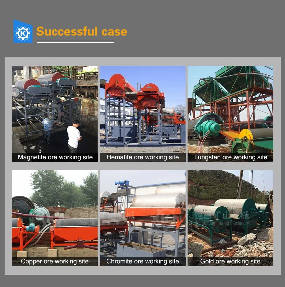 Tungsten Tin Ore Tantalum and Niobium Ore Machine Cross Belt Magnetic Separator