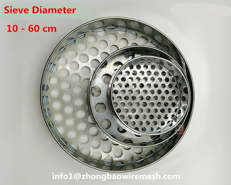 Perforated Standard Sieve for Sifting Flour/Broccoli Seed/Mung Bean/Clover Seed/Radish Seed