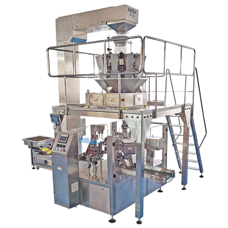 Samfull Multihead Weigher Grain Packing Machine for Granule Products