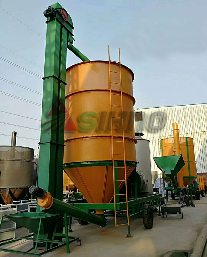 Small Agricultural Mobile Grain Dryer Used for Drying Grain, Mobile Corn Dryer, Mobile Rice Paddy Dryer Mobile Maize Dryer