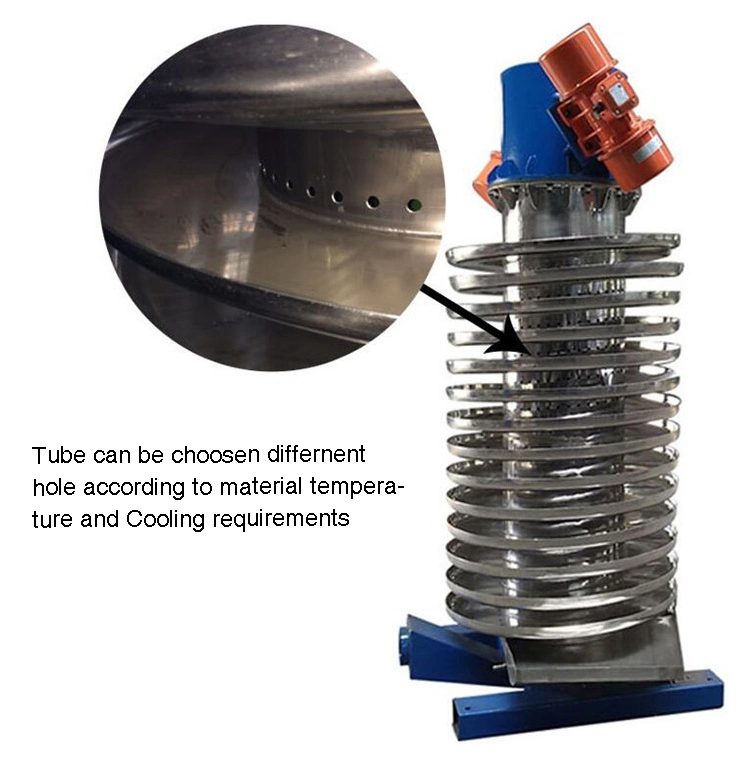 Stainless Steel Vibratory Screw Vertical Lift Elevator Spiral Elevator Conveying