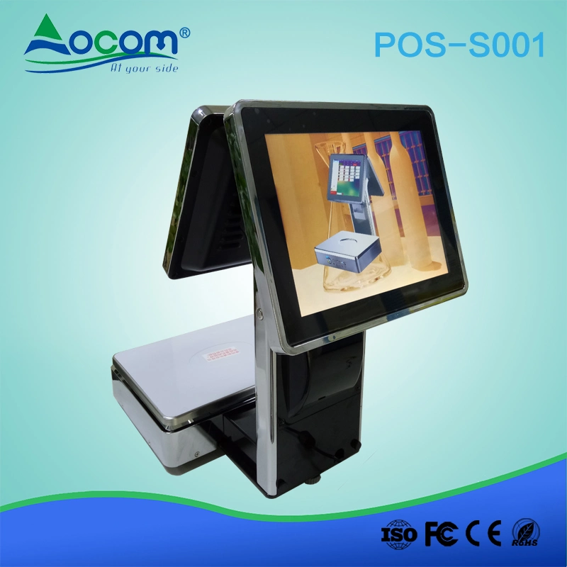 POS System Touch Electronic Weighing Scale Printer Barcode Scale