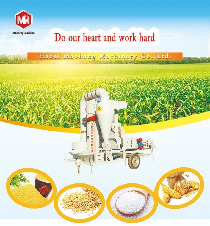 Other Farm Machines Grains Cleaner Wheat Maize Cleaning Machine 5xzc-5bxm