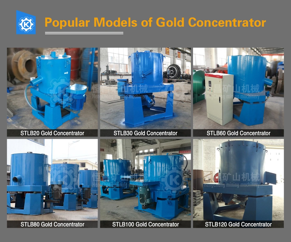 Centrifugal Concentrator Gold Separator Bowl Concentrator Gravity Mineral Separator
