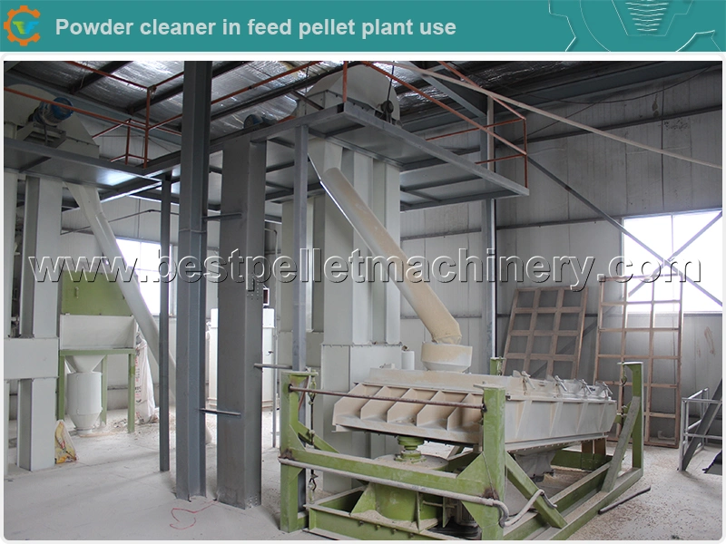 Sqlz Series Drum Powder Cleaner in Feed Pellet Plant