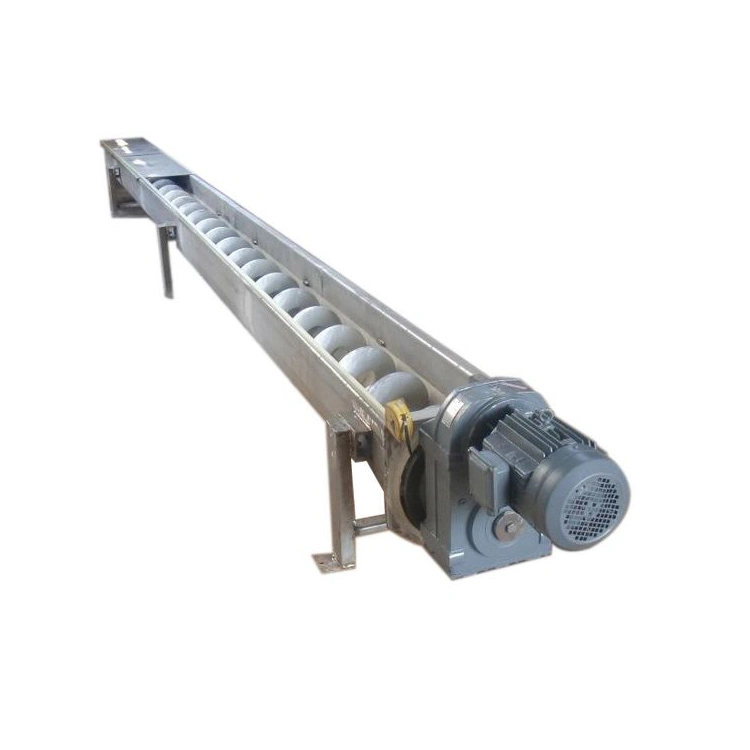 Stainless Steel Shaftless Auger Screw Conveyor for Oil Waste Sludge Conveying