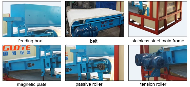 High Gradient Permanent Magnetic Plate Separator 15, 000 GS Wet Type Gravity Separator Machine