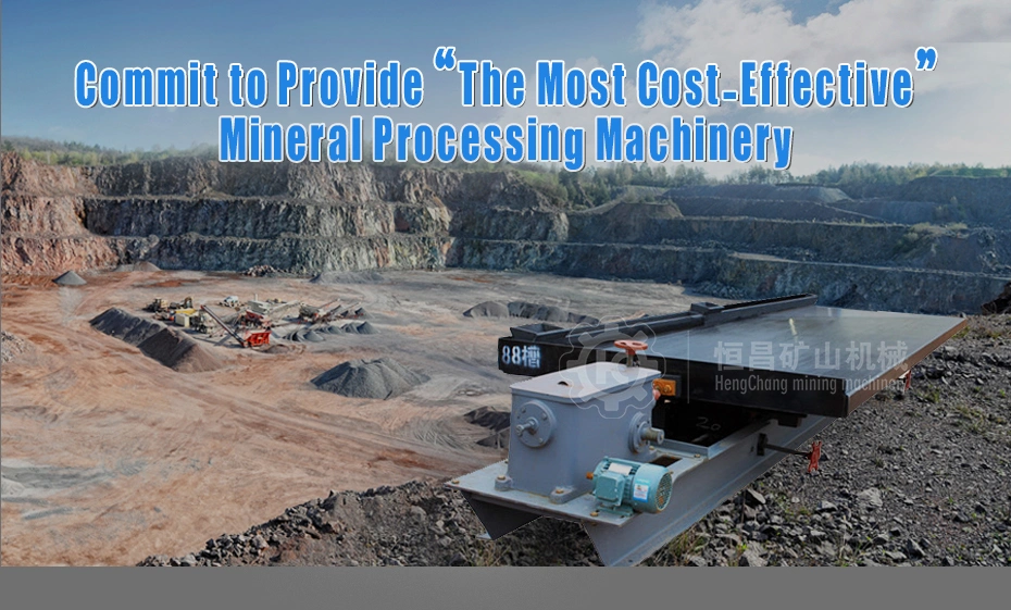 Mining Processing Plant Shaker Table Gravity Separator Machine Gold, Zircon, Chrome, Tin Ore Separator
