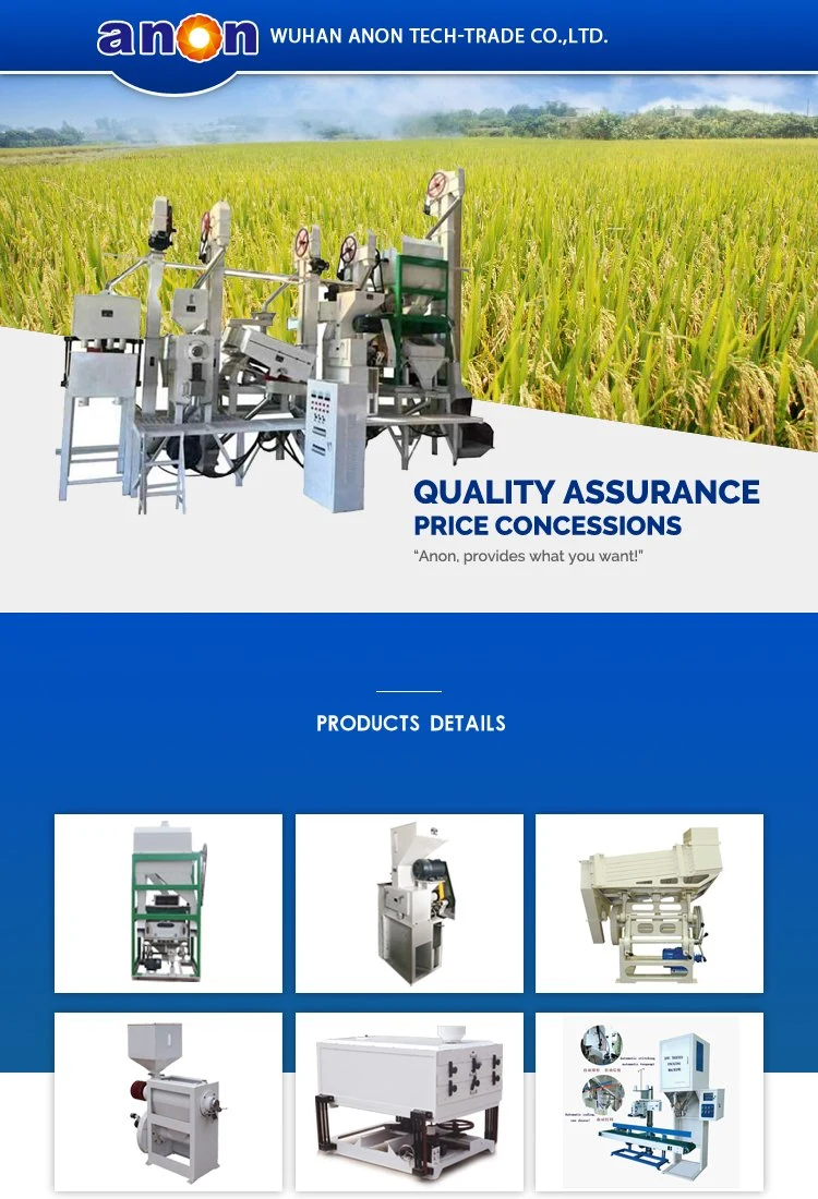 Anon Fully Automatic Rice Mill Equipment Paddy Mill Processing Plant