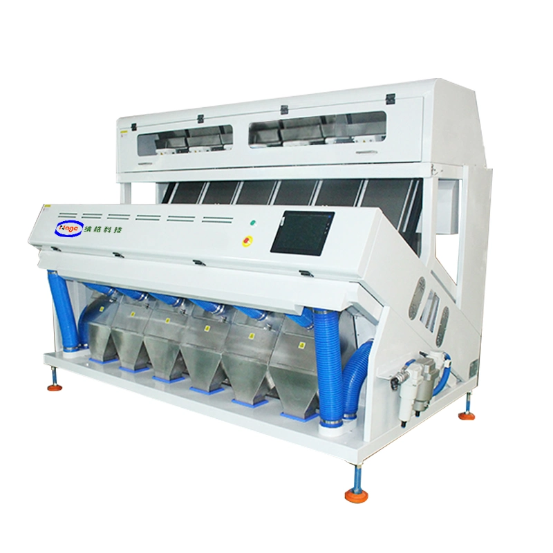 6 Chutes Intelligent CCD Corn Color Sorter Grain Sorting Machine