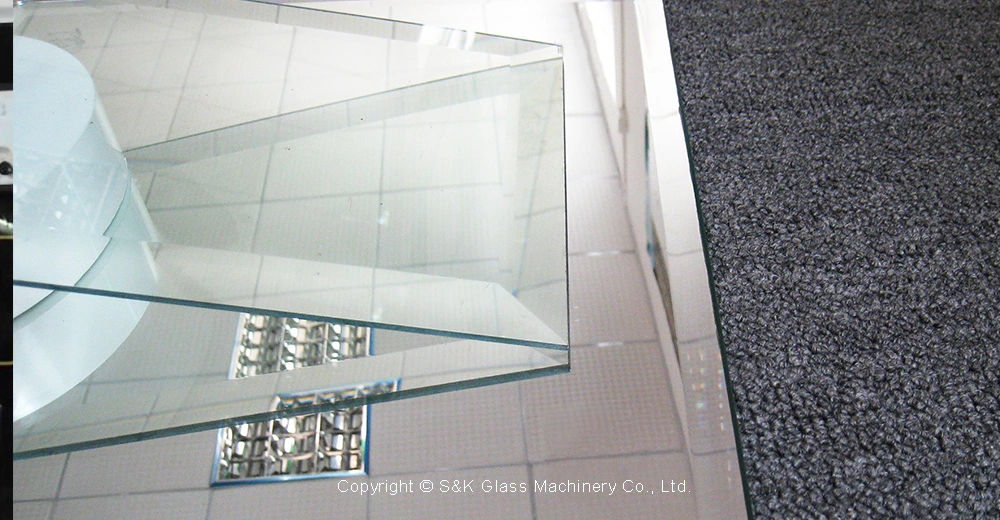 PLC Glass Beveling Machine Grinding and Polishing Glass Machinery