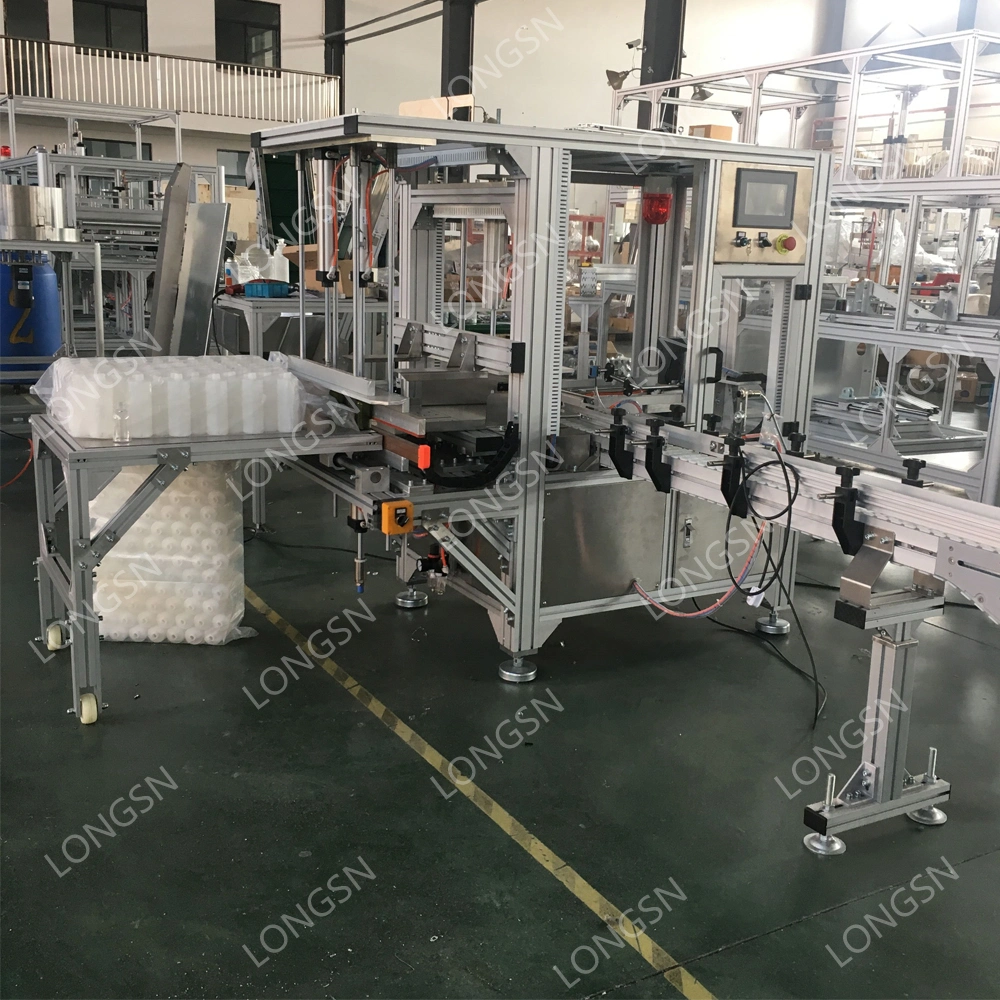 Automatic PVC Bag Bagging Packing Machine for Empty Plastic Chemical Medicine Bottles
