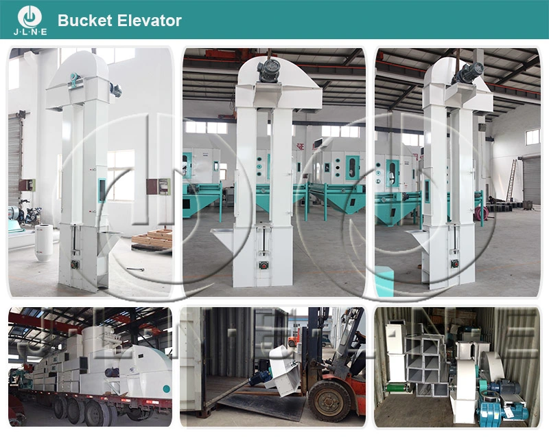 Bucket Elevator for Aimal Feed Pellets and Wood Pellets Screw Conveyor Sidewall Belt Conveyor