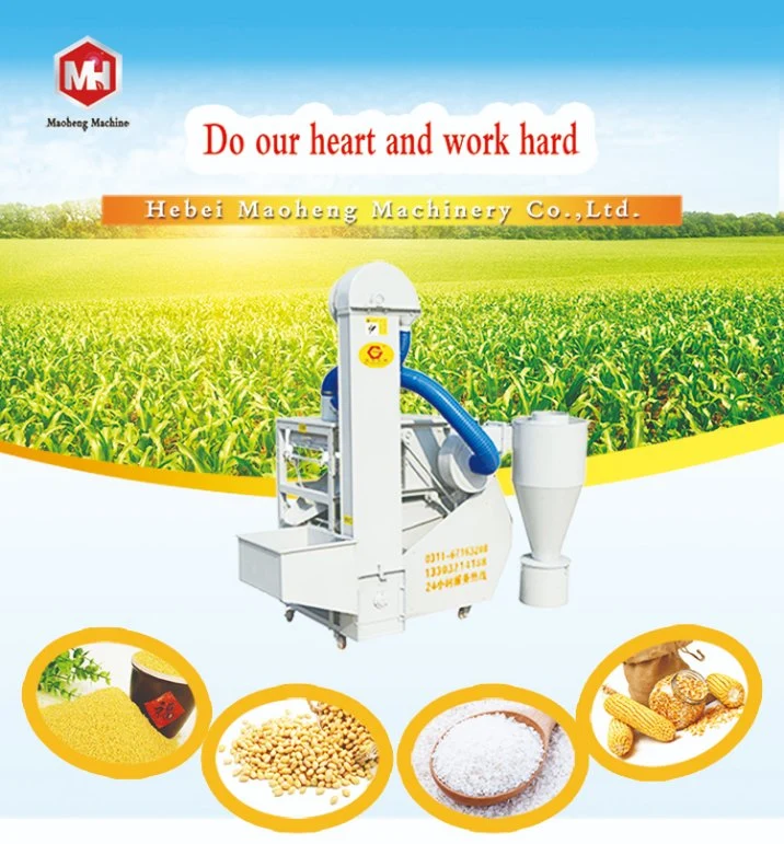 Small Type Seed Grain Cleaner Pulse Seed Cleaning Machine Mh-1800