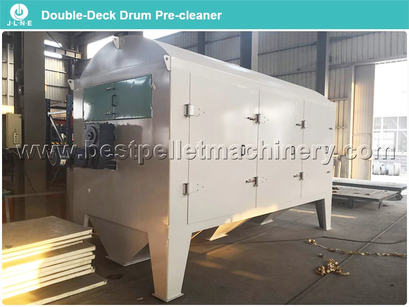 Double-Deck Grain Corn Beans Screener Drum Pre-Cleaner