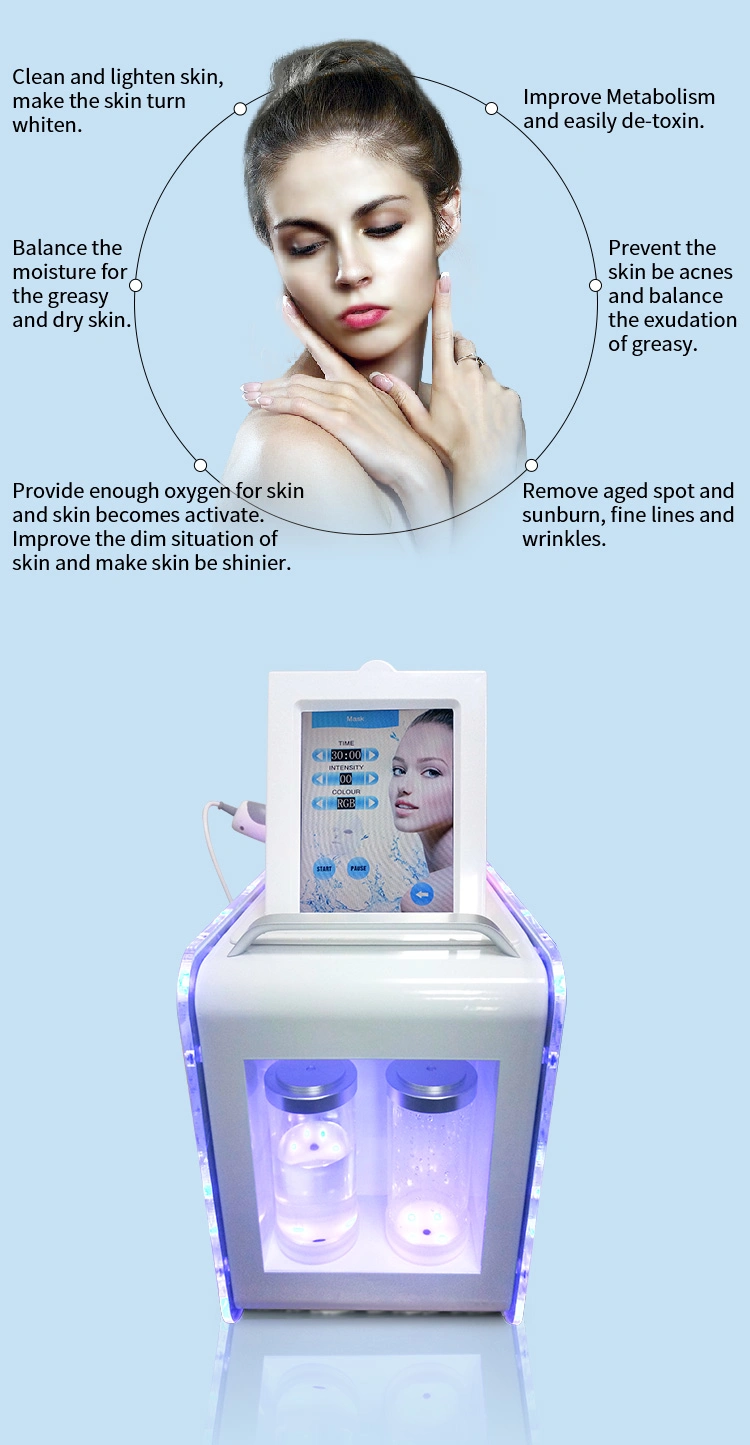 New Type Deep Cleaning Oxygen Machine Facial Cleaning Machine Skin Whitening Beauty Machine