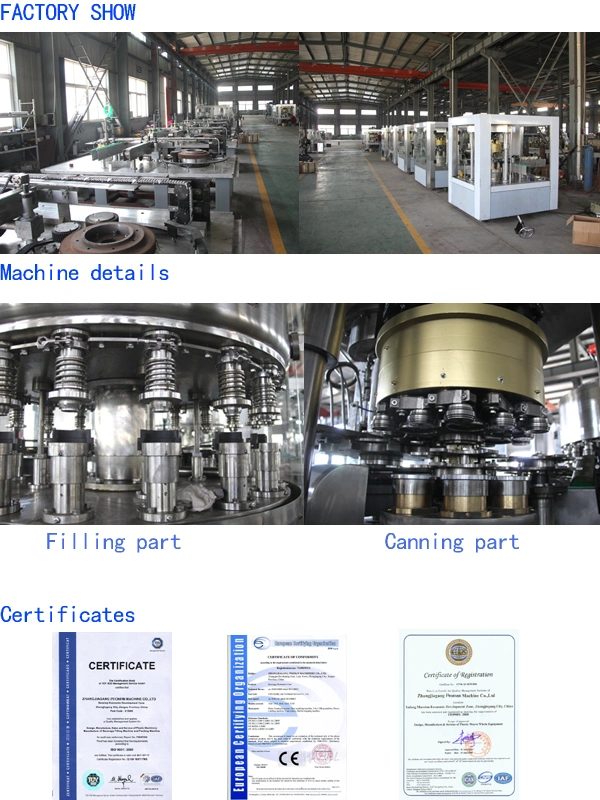 Iced Coffee Can Bottling Machine Red Bull Tin Can Processing Packaging Machine