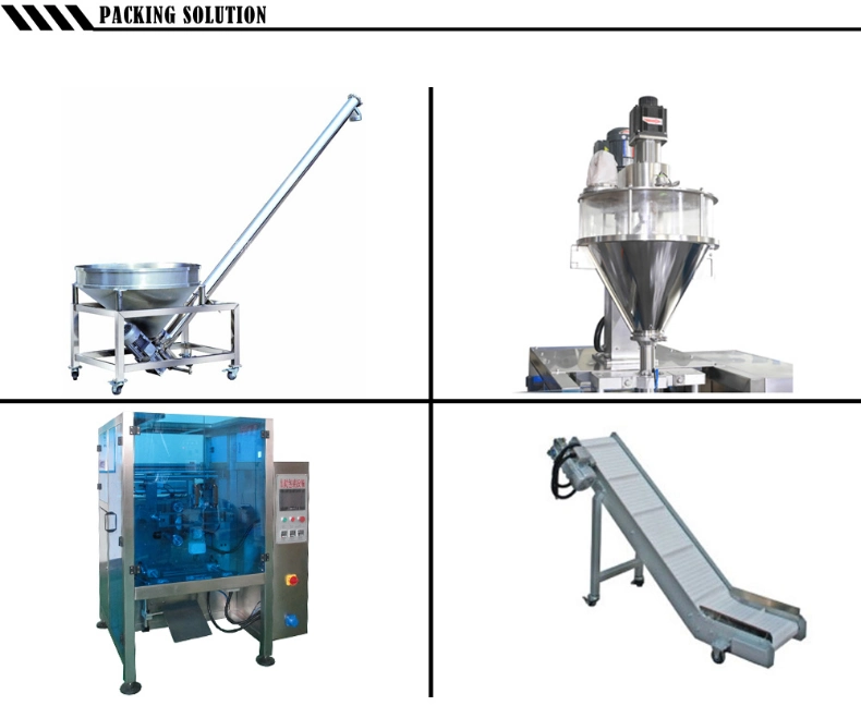 Automatic Detergent Powder Filling Sealing Weighing Packing Machine with Auger Screw Filler