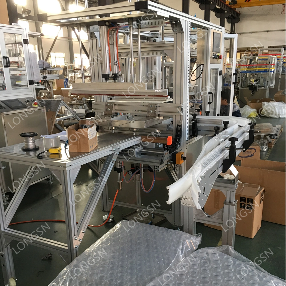 Factory Price Automatic Empty PE Pet Bottle Bagger Bagging Packing Machine with Bottle Unscrambler