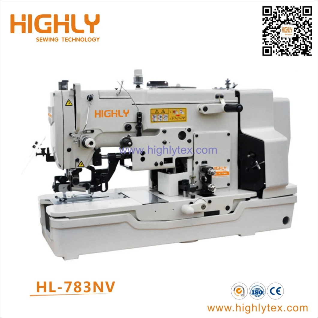 Hl-783nv High Speed Flat Bed Straight Button Hole Sewing Machine