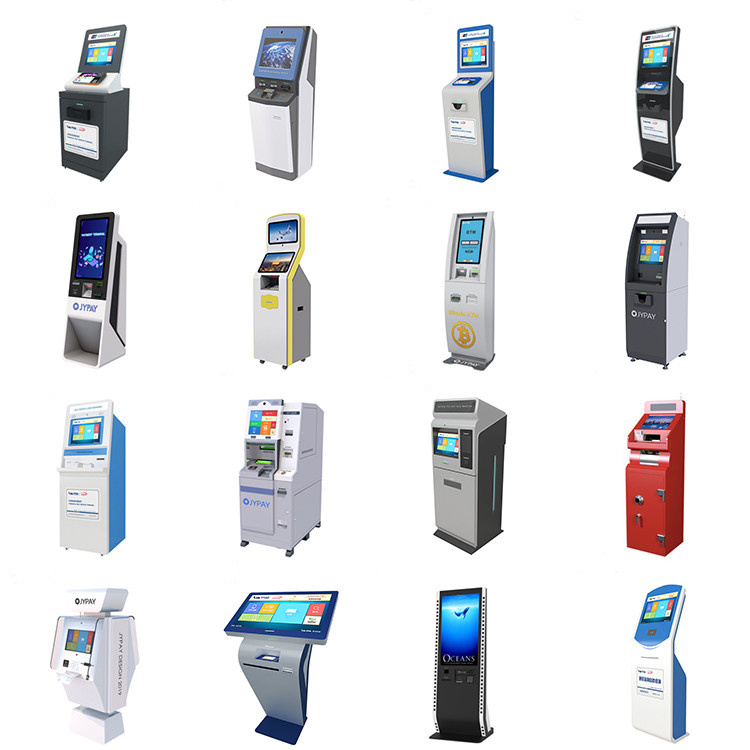 Stand LCD Advertising Display Indoor IC Card-Reader Kiosk with Camera and Microphone