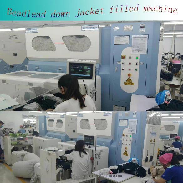 Fully Automatic Down Filling Pillow Weight Setting Fiberfill Filling Machine