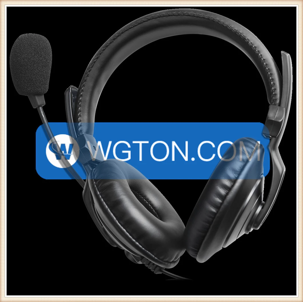 Lightweight Headset with Flexible Boom Microphone for Motorola Ep450