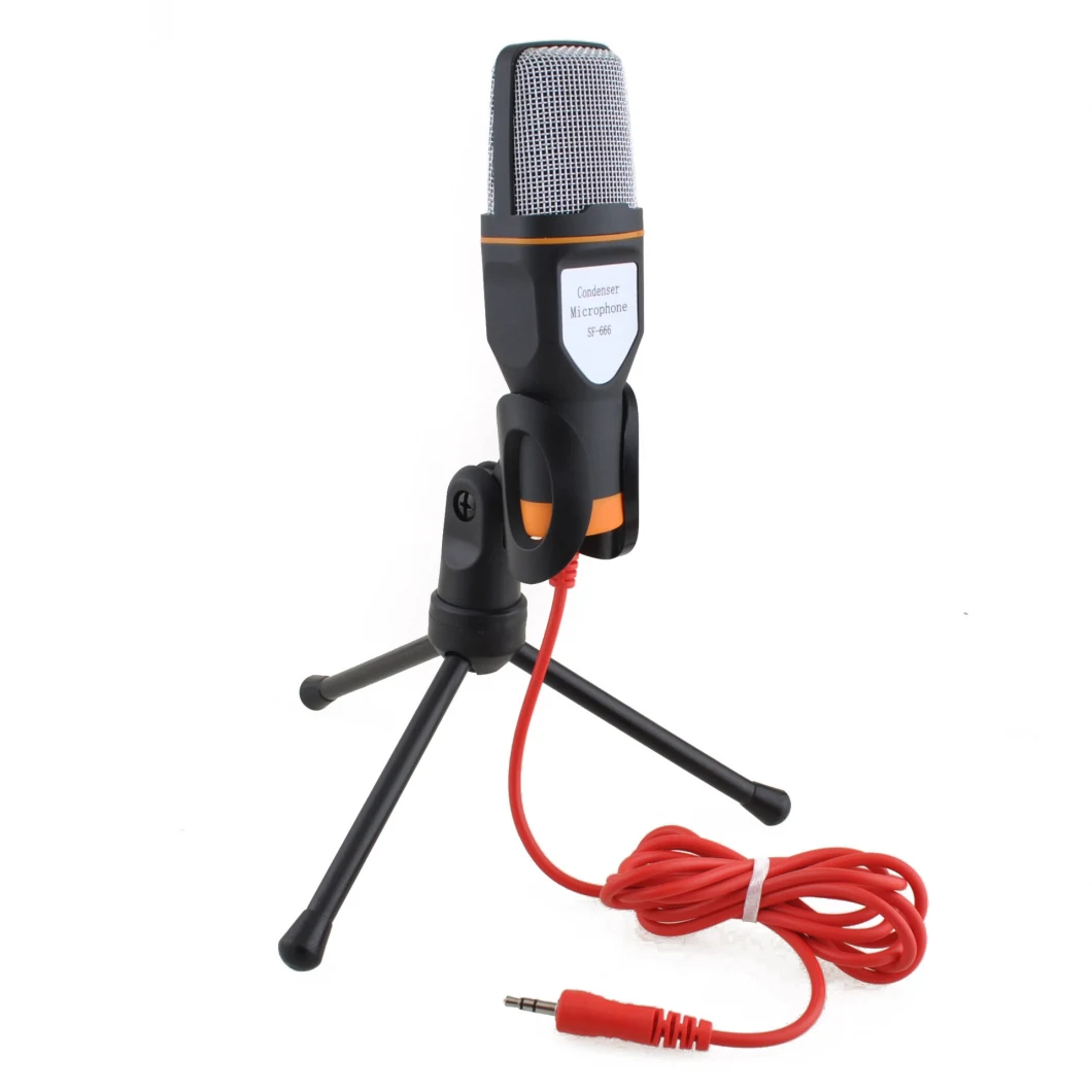 Condenser PC Computer microphone Recording Gaming Streaming 3.5mm Microphone