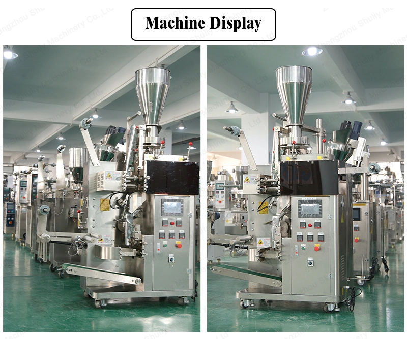Automatic Sachet Small Tea Bag Packing Packaging Filling Machine with String Price