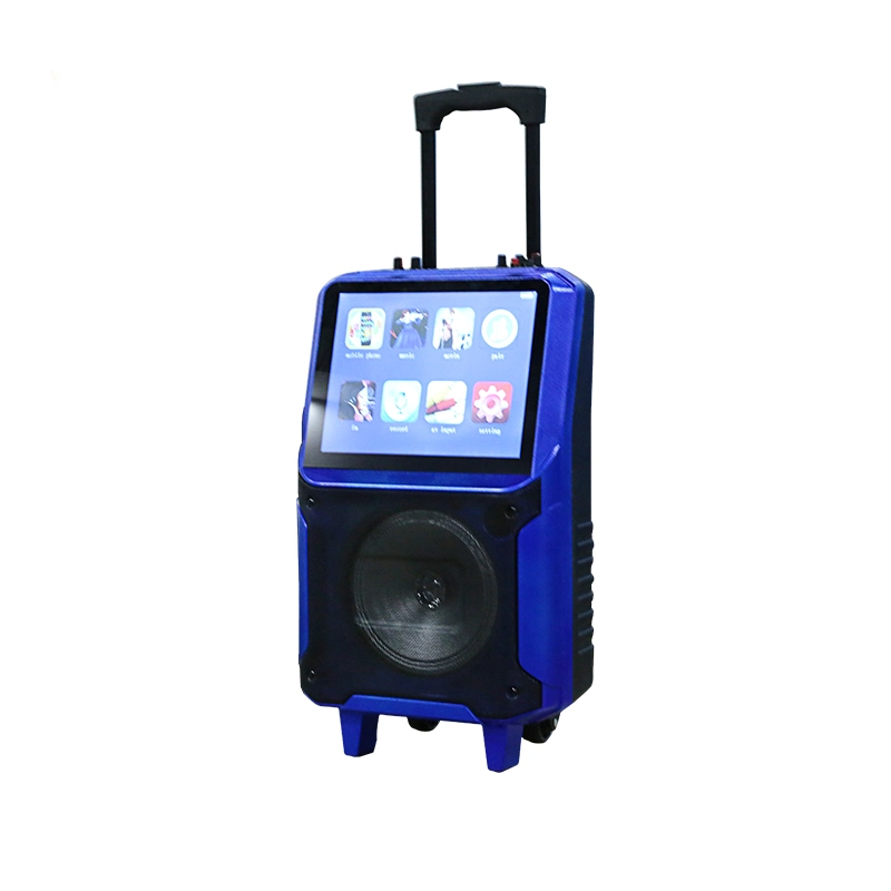 Woofer Screen Speaker with 2200 mAh Lithium Battery and UHF Wireless Microphone