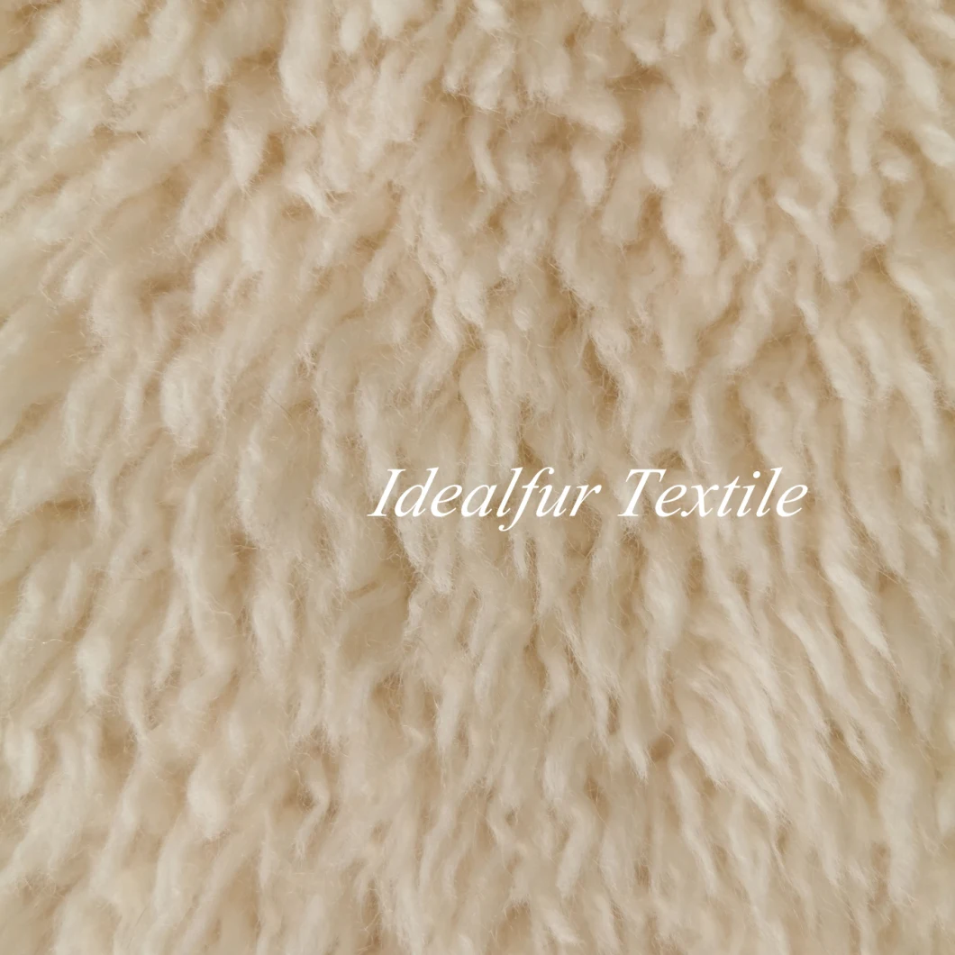 Faux Fur Sheepskin Rug Sherpa Fur Fabric for Cushion Cover