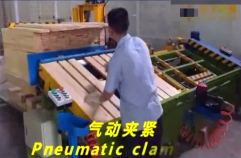 Manual Wood Pallet Nailing Table Machine with Stacking System