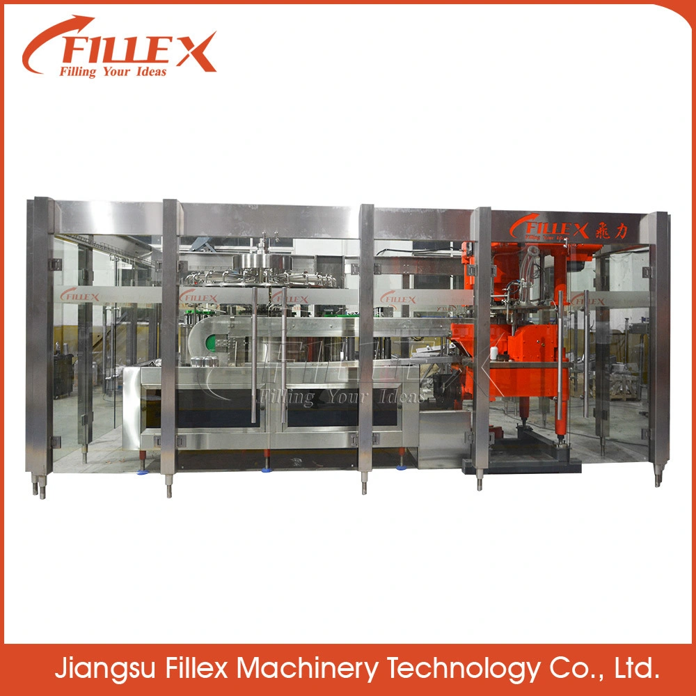 Automatic Tin Can Juice Milk Filing and Seaming Machine with Good Quality