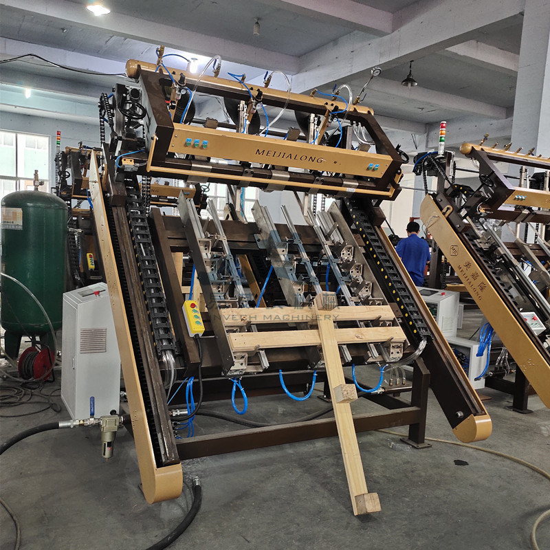 EU Wood Pallet Assemable Nailing Machine with Full Line