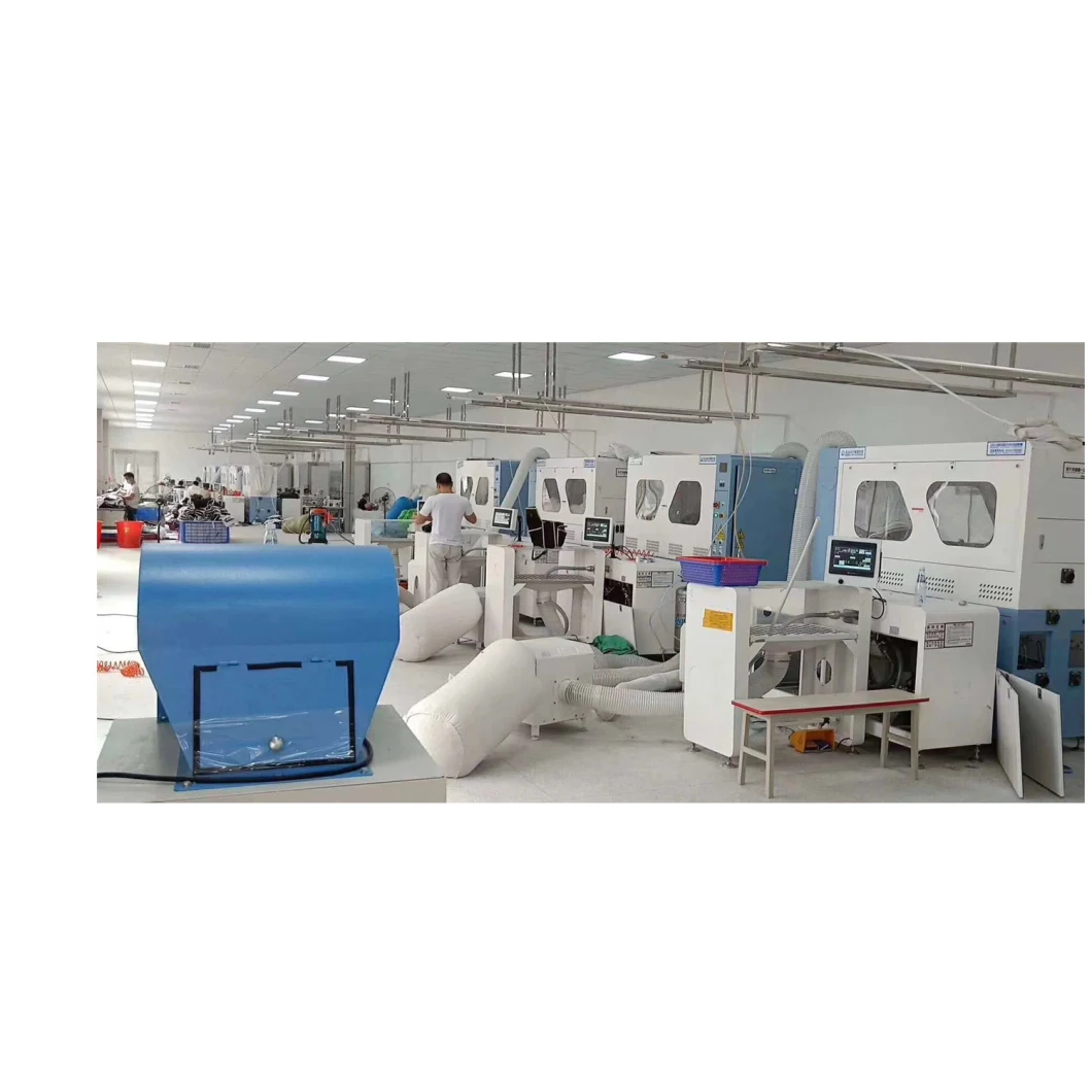 Fully Automatic Down Filling Pillow Weight Setting Fiberfill Filling Machine Supplier